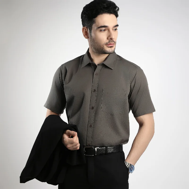 Easy Shirt™  - 100% Cotton MockLin Slubs - Regular Fit Solid Shirt - #Super Value