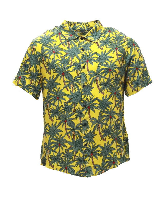 Mens S/Slvs Printed Shirts With Regular Collar