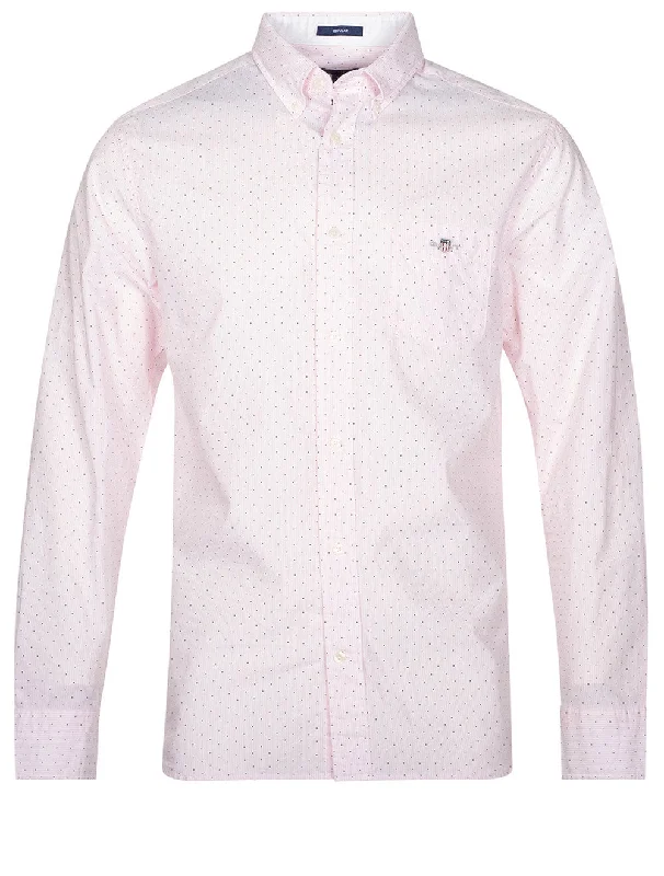 Regular Banker Dot Buttondown California Pink