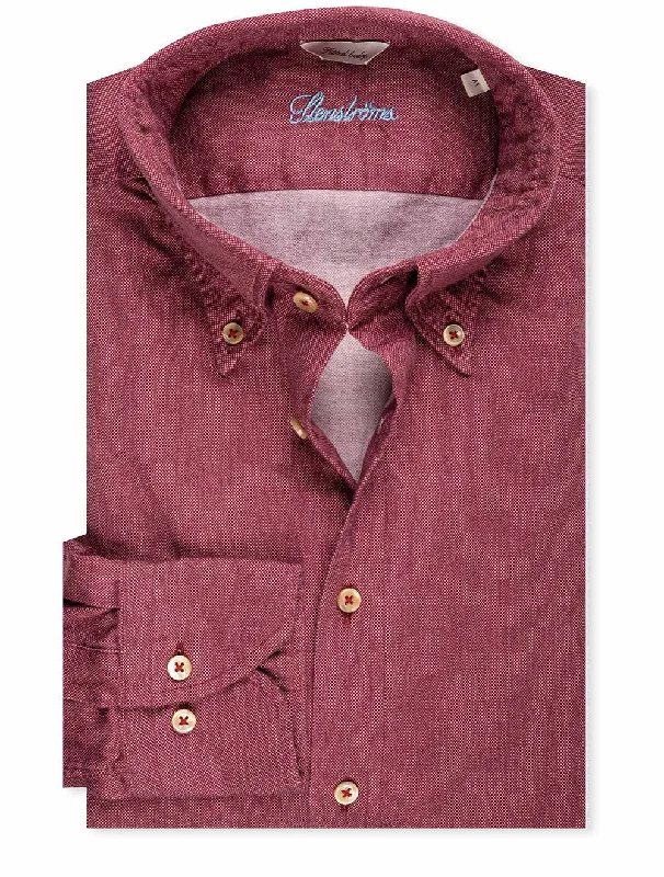 Sport Casual Fitted Shirt Burgundy