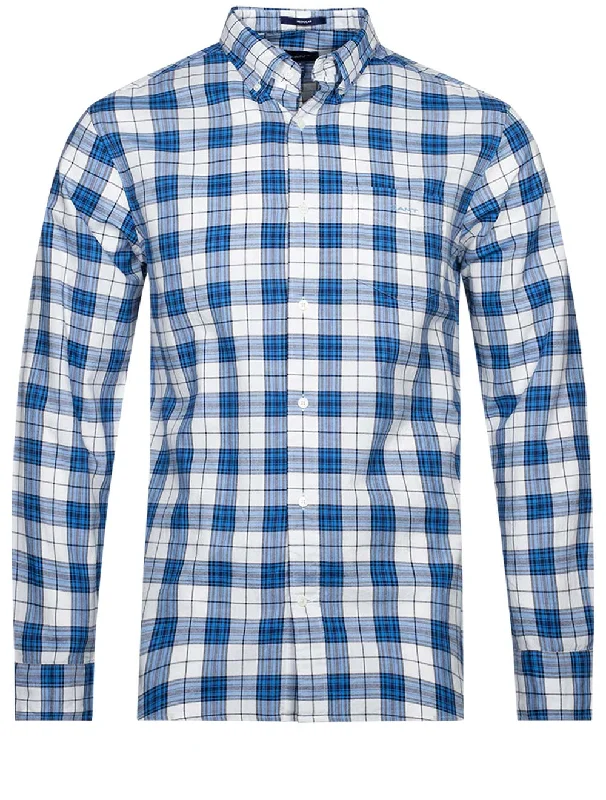 Regular Oxford Check Shirt Day Blue