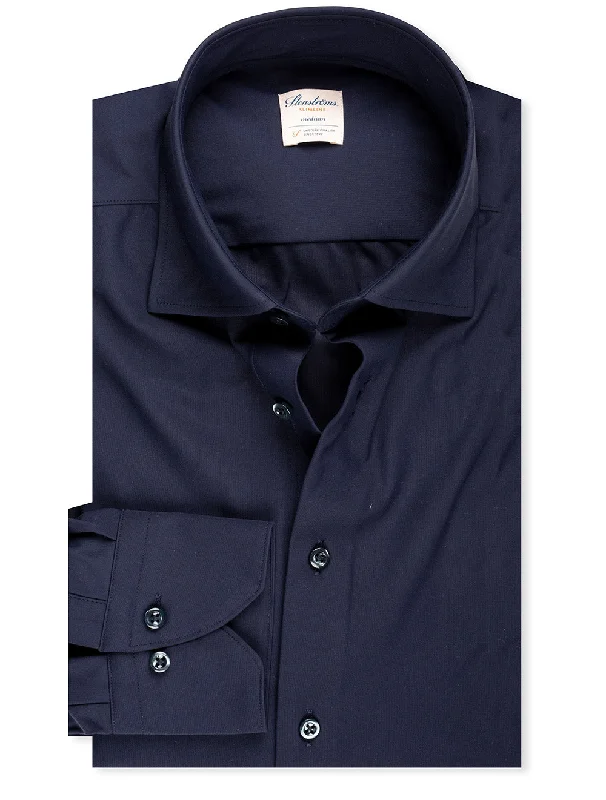 Casual Jersey Stretch Shirt Navy