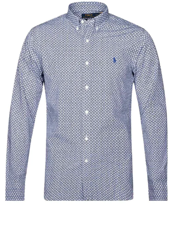 Poplin Buttondown Pattern Shirt Multi