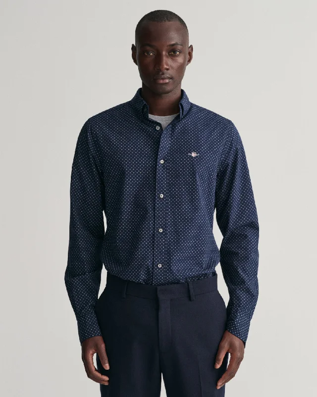 GANT Regular Micro Print Shirt