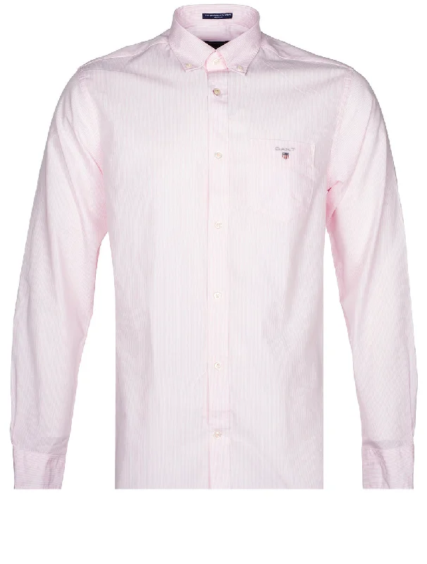 Regular Fit Banker Broadcloth Shirt California Pink