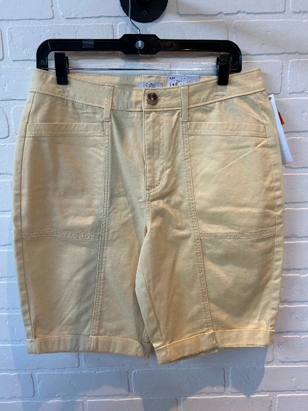 Shorts By Croft And Barrow In Yellow, Size: 10