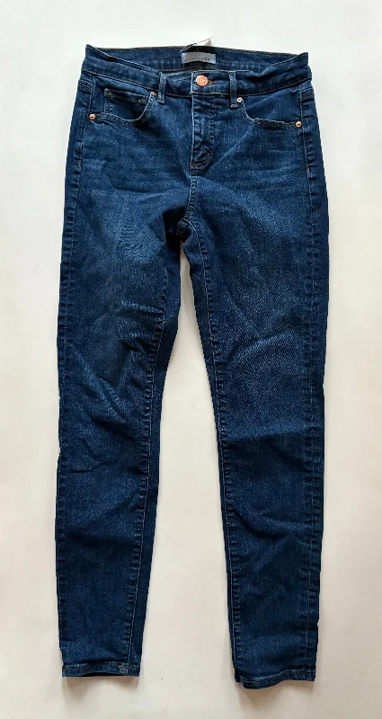 Jeans Straight By Loft In Blue, Size: 4