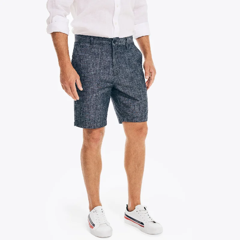 Nautica Mens 8.5" Chambray Short