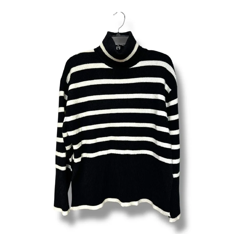 Sweater By Clothes Mentor In Striped Pattern, Size: S