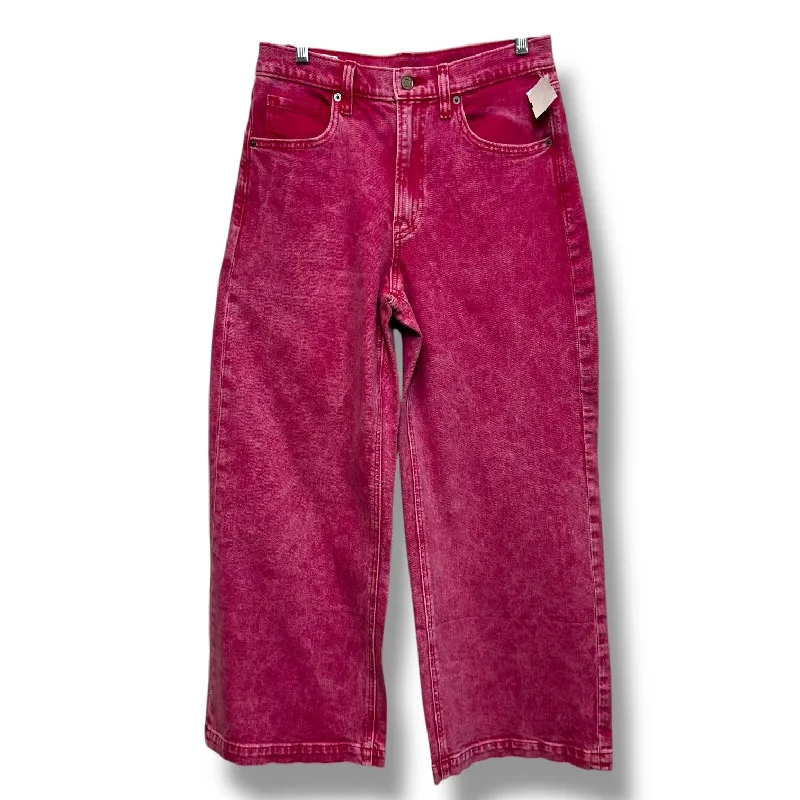 High rise stride ankle Jeans By Gap In Pink, Size: 6