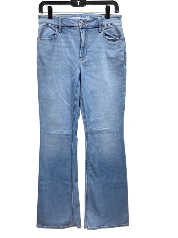 Jeans Flared By Old Navy In Blue Denim, Size: 4