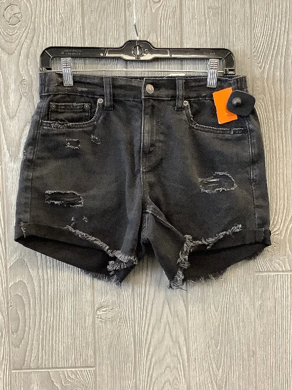 Shorts By Aerie In Black Denim, Size: 0