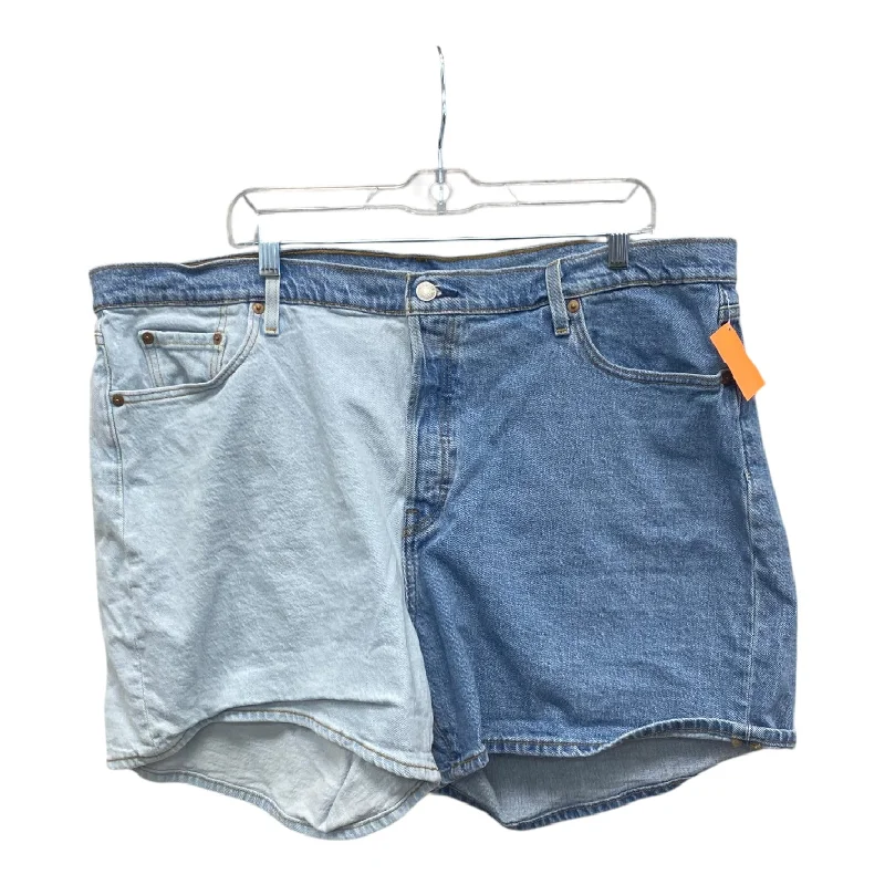 Shorts By Levis In Blue Denim, Size:22