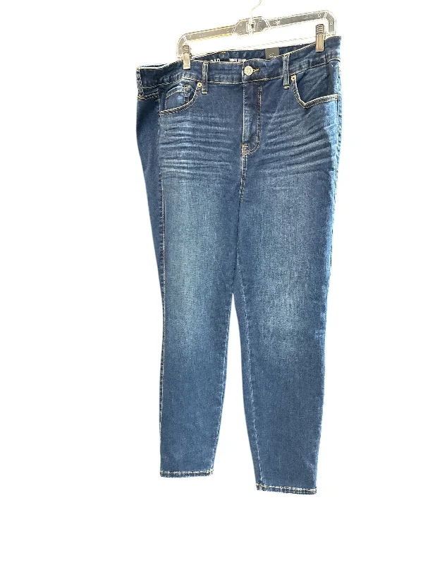 Jeans Skinny By Torrid In Blue Denim, Size: 18