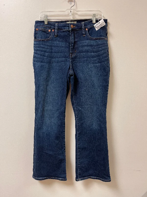 Jeans Straight By Madewell In Blue Denim, Size: 10