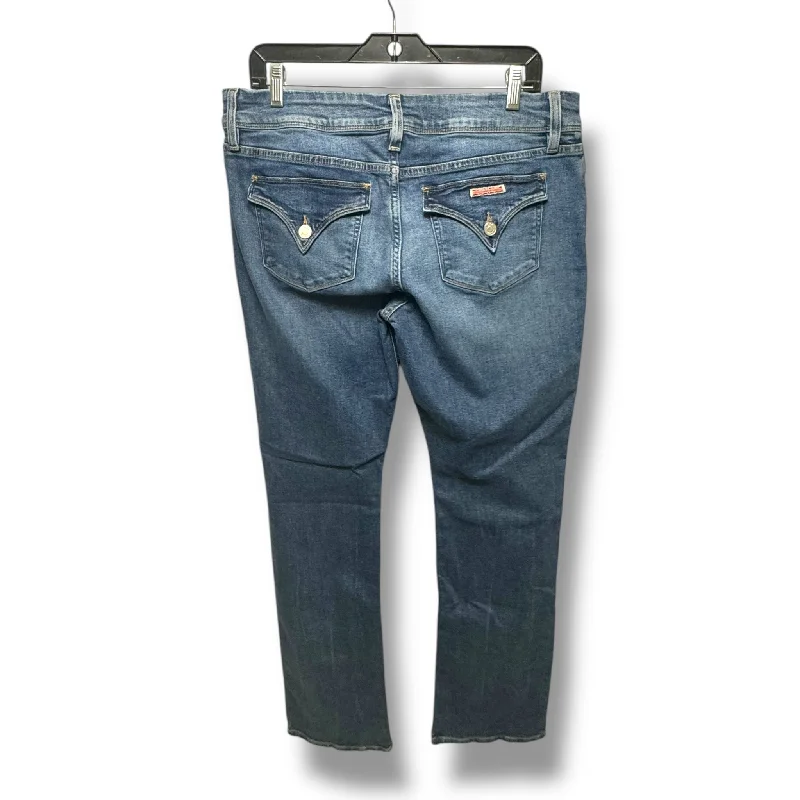 Jeans Boot Cut By Hudson In Blue Denim, Size: 16