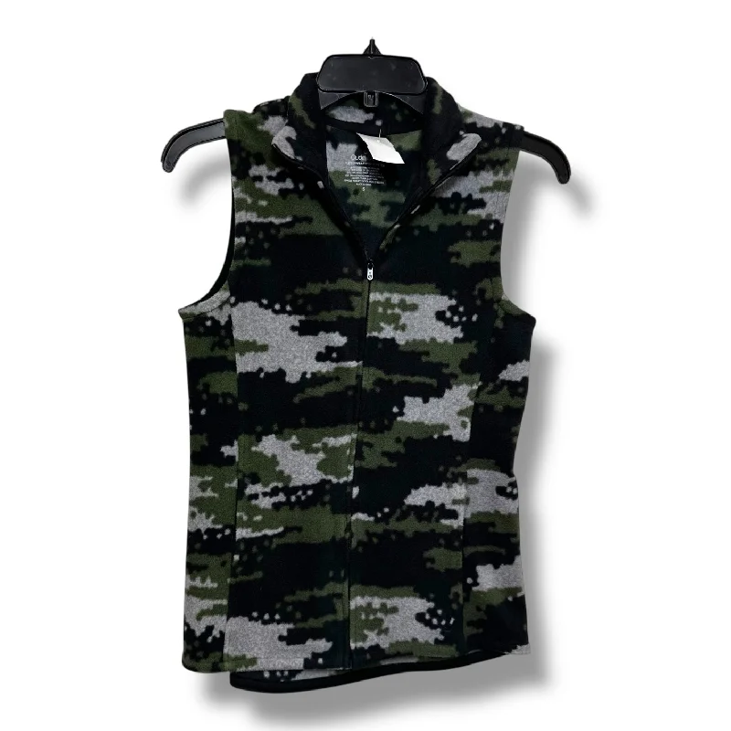 Vest Fleece By Cuddl Duds In Camouflage Print, Size: S