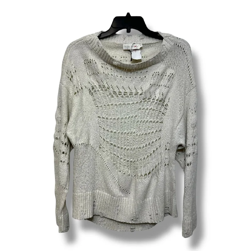 Sweater By Clothes Mentor In Ivory, Size: S