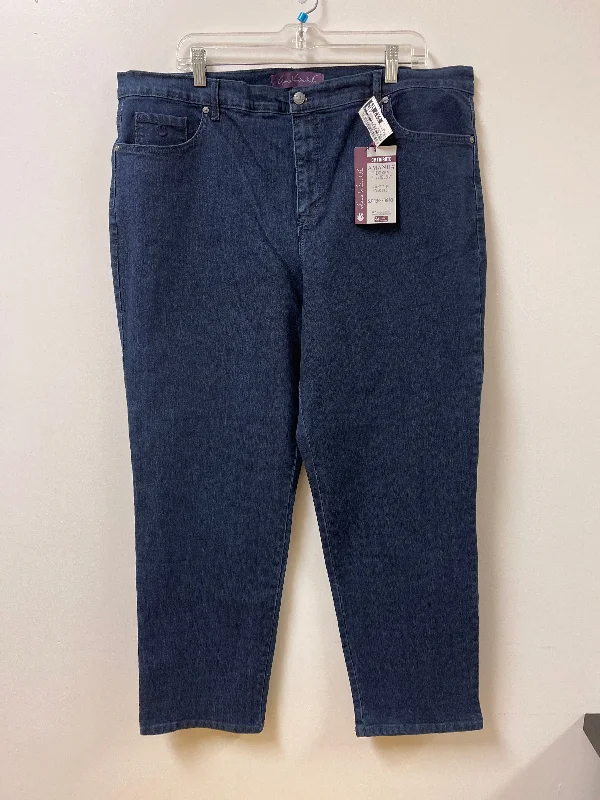 Jeans Boot Cut By Gloria Vanderbilt In Blue Denim, Size: 20