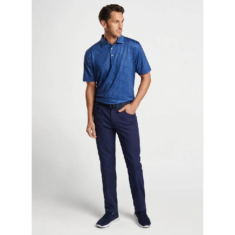 Peter Millar Take A Chance Performance Jersey Polo Shirt - Sport Navy