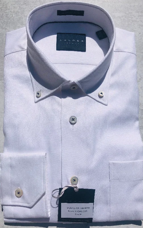 Calder Carmel Ultimate Oxford Sport Shirt in White