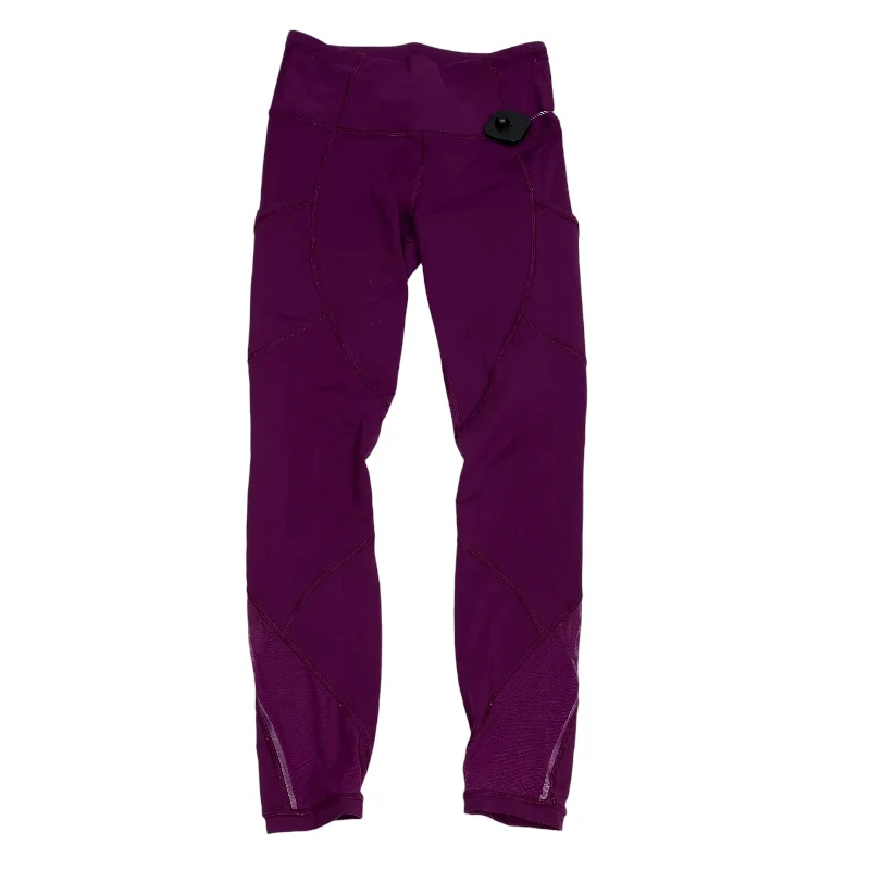 Athletic Leggings By Lululemon In Purple, Size: S