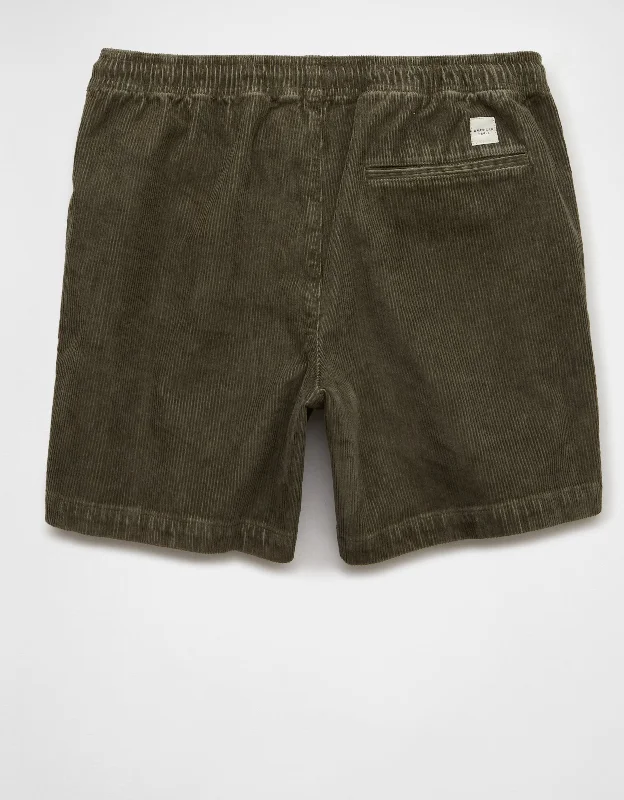 AE Flex 7" Corduroy Lived-In Trekker Short