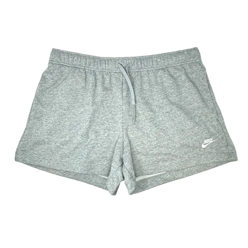 Standard Fit Mid Rise Athletic Shorts By Nike Apparel In Grey, Size: Xl