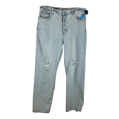 Jeans Straight By Wild Fable In Blue Denim, Size: 16