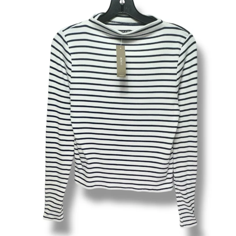 Top Long Sleeve By J. Crew In Striped Pattern, Size: M