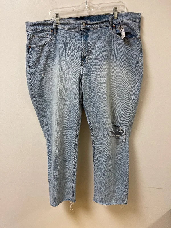 Jeans Boyfriend By Old Navy In Blue Denim, Size: 18