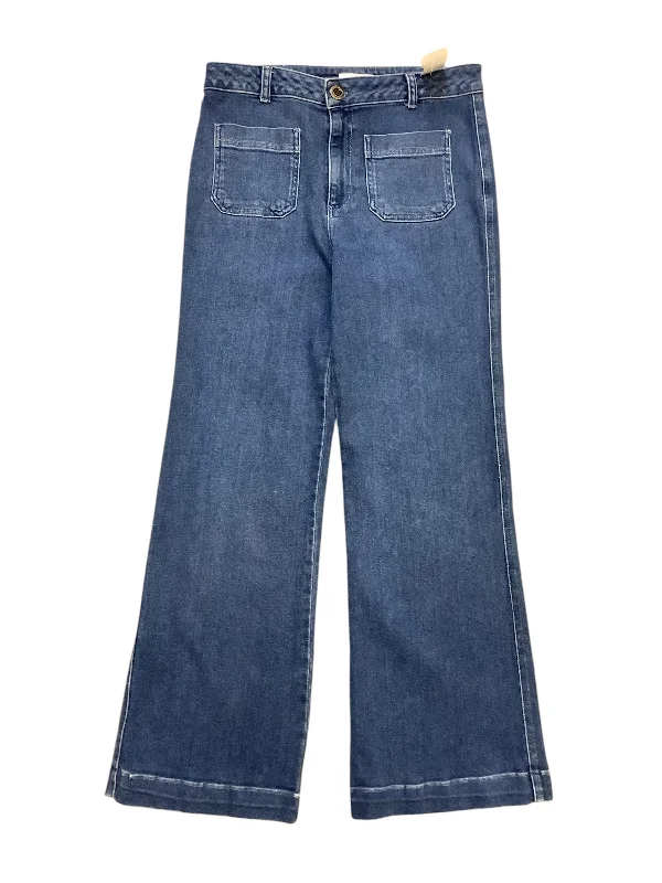 Jeans Wide Leg By Bella Dahl In Blue Denim, Size: 8