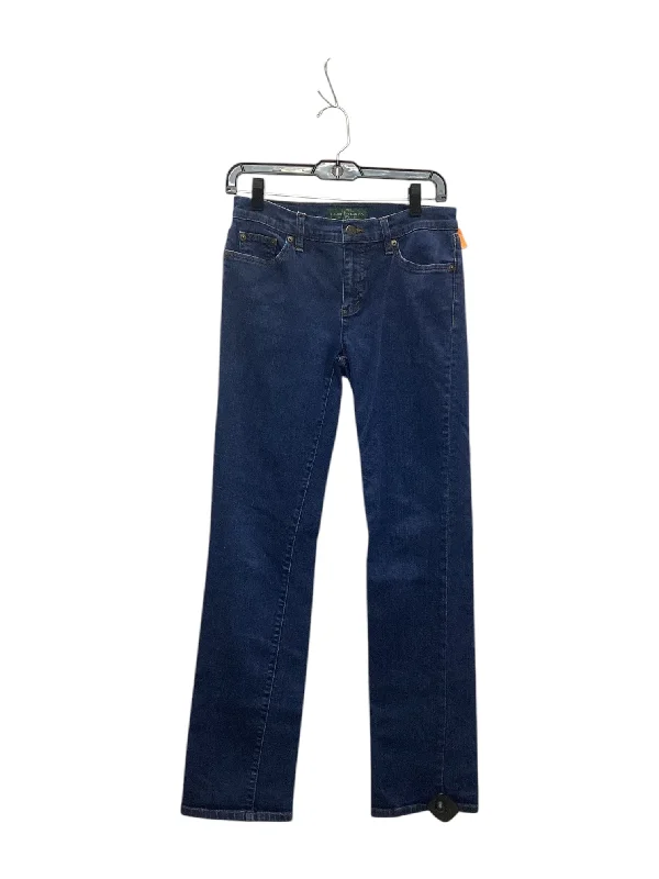 Jeans Straight By Lauren Jeans Co In Blue Denim, Size: 2