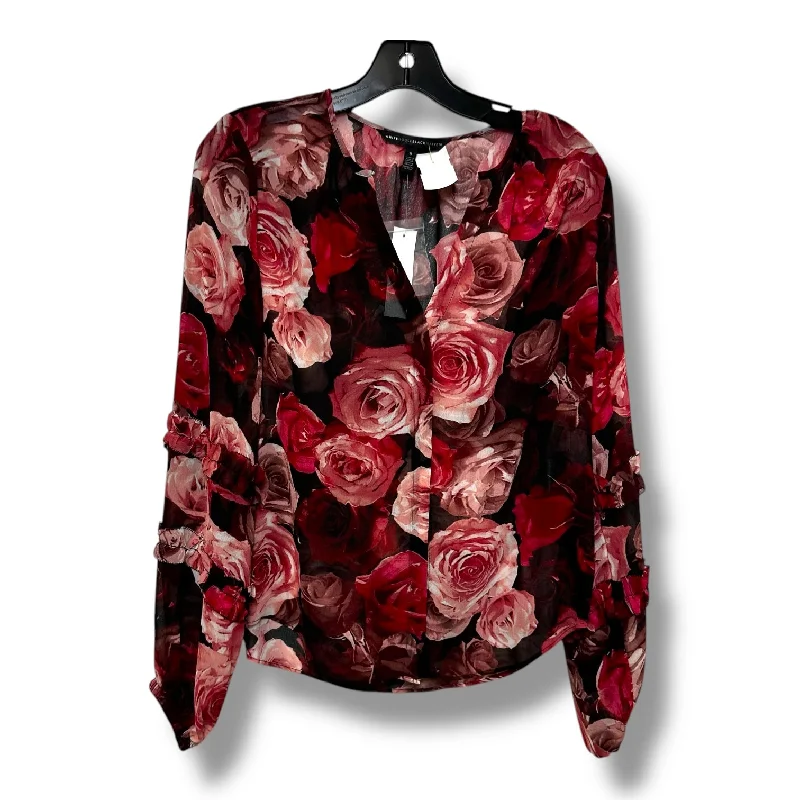 Top Ls By White House Black Market In Floral Print, Size:S