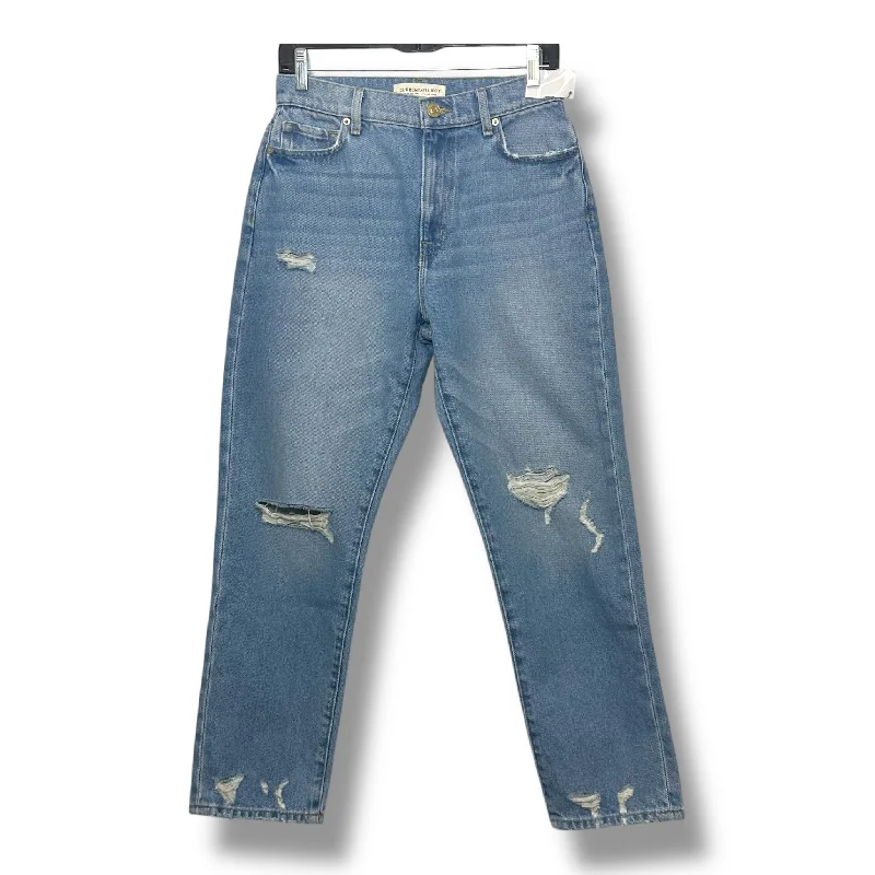 Jeans Straight By Current/elliott In Blue Denim, Size: 2