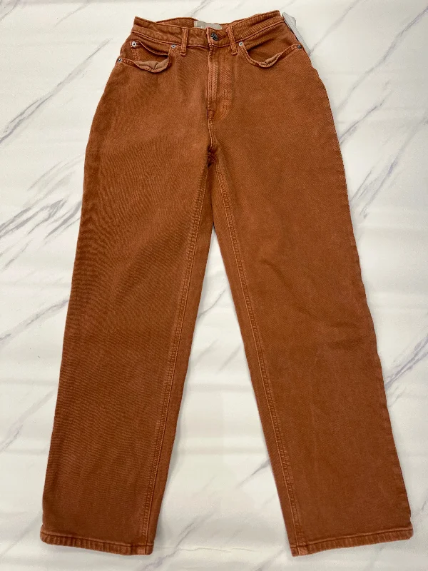 Jeans Boot Cut By Everlane In Orange, Size: 4