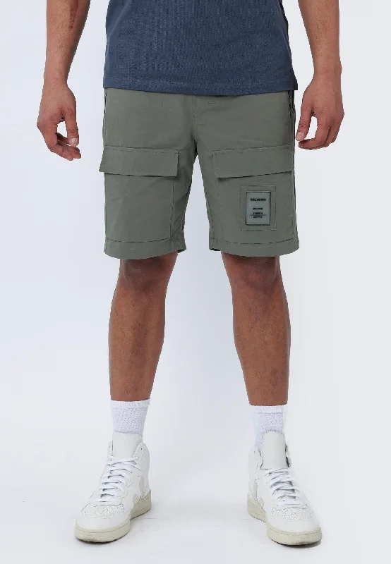 COTTON TERRACE SHORTS OLIVE