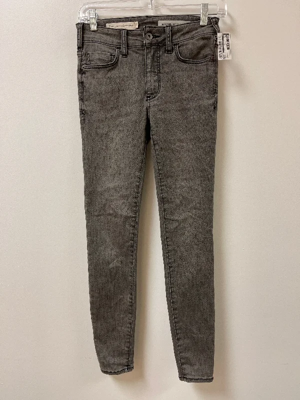 Jeans Skinny By Pilcro In Grey Denim, Size: 2