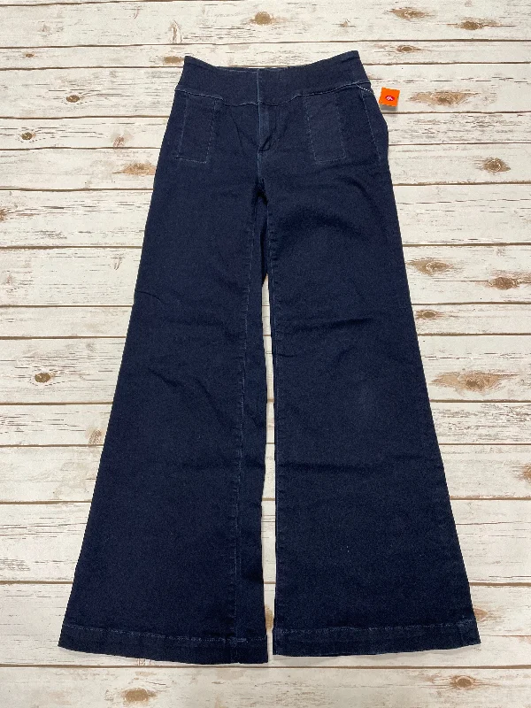 Jeans Wide Leg By Kut In Blue Denim, Size: 4