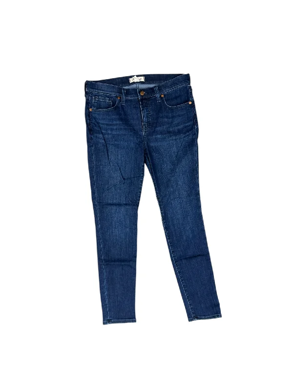 Jeans Skinny By Madewell In Blue Denim, Size: 8