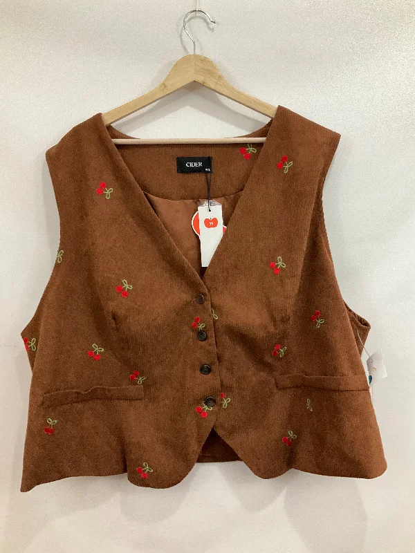 Vest Other By Cmf In Brown, Size: 4x