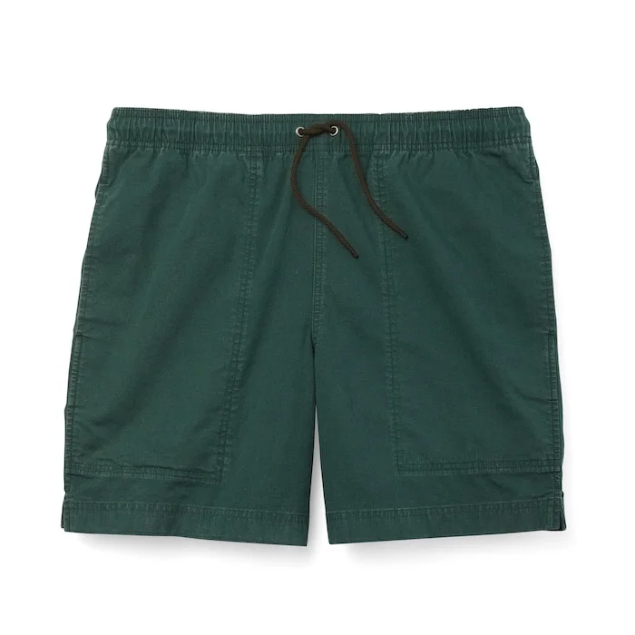 FILSON DRY FALLS SHORTS IN DARK MOSS