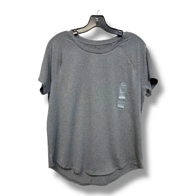 Athletic Top Short Sleeve By All In Motion In Grey, Size: M