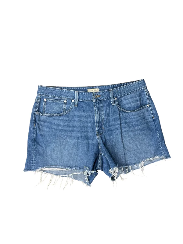 Shorts By Madewell In Blue Denim, Size: 18