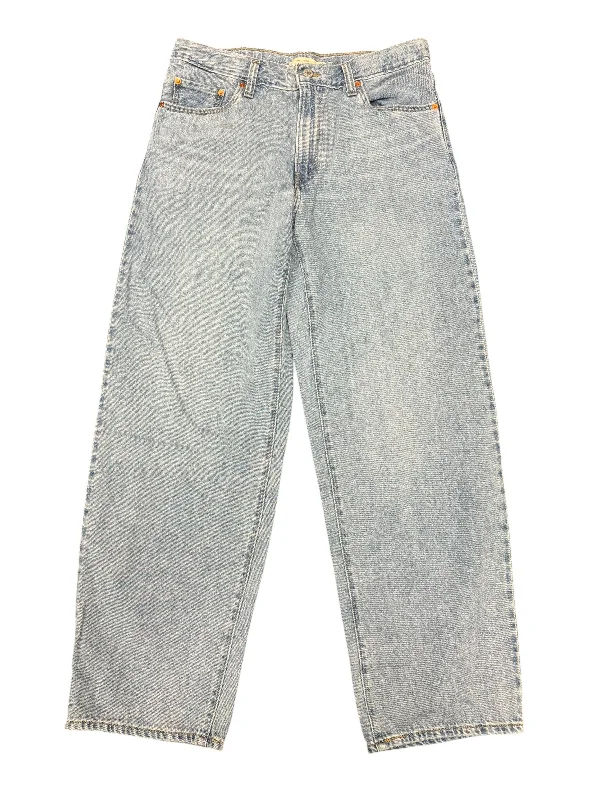 Jeans Wide Leg By Levis In Blue Denim, Size: 8