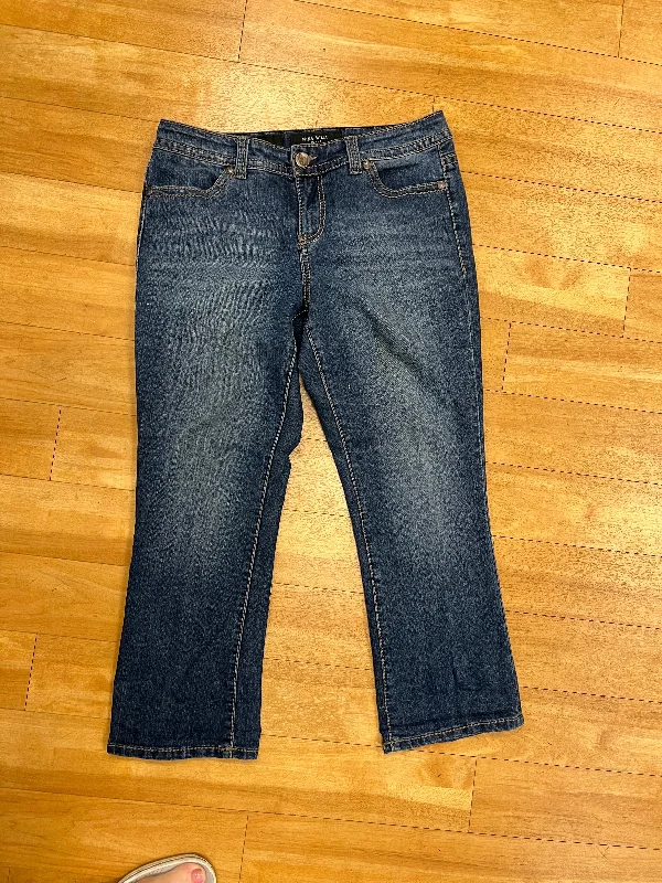 Jeans Straight By Nine West In Blue, Size: 8