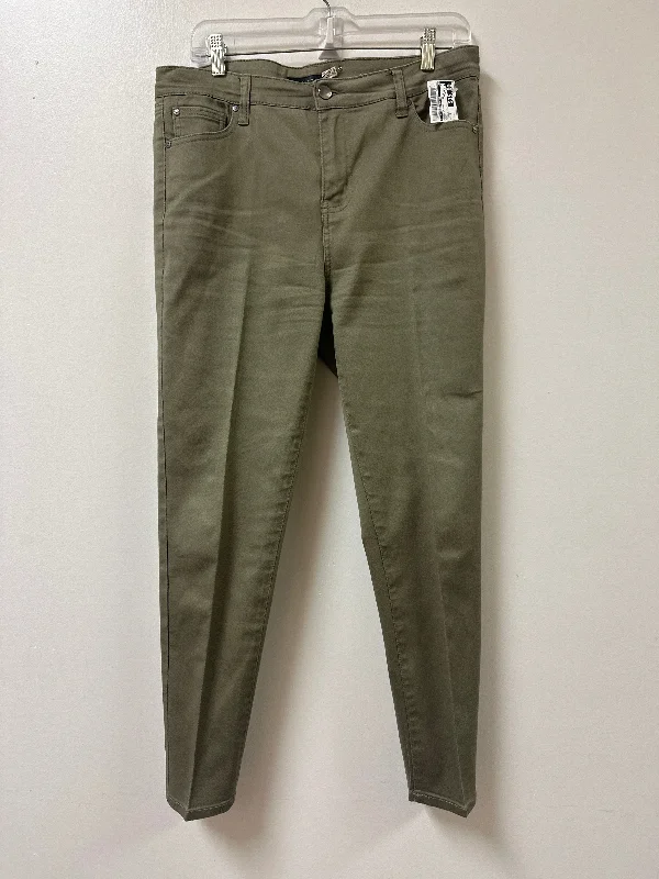 Jeans Skinny By Clothes Mentor In Green, Size: 12