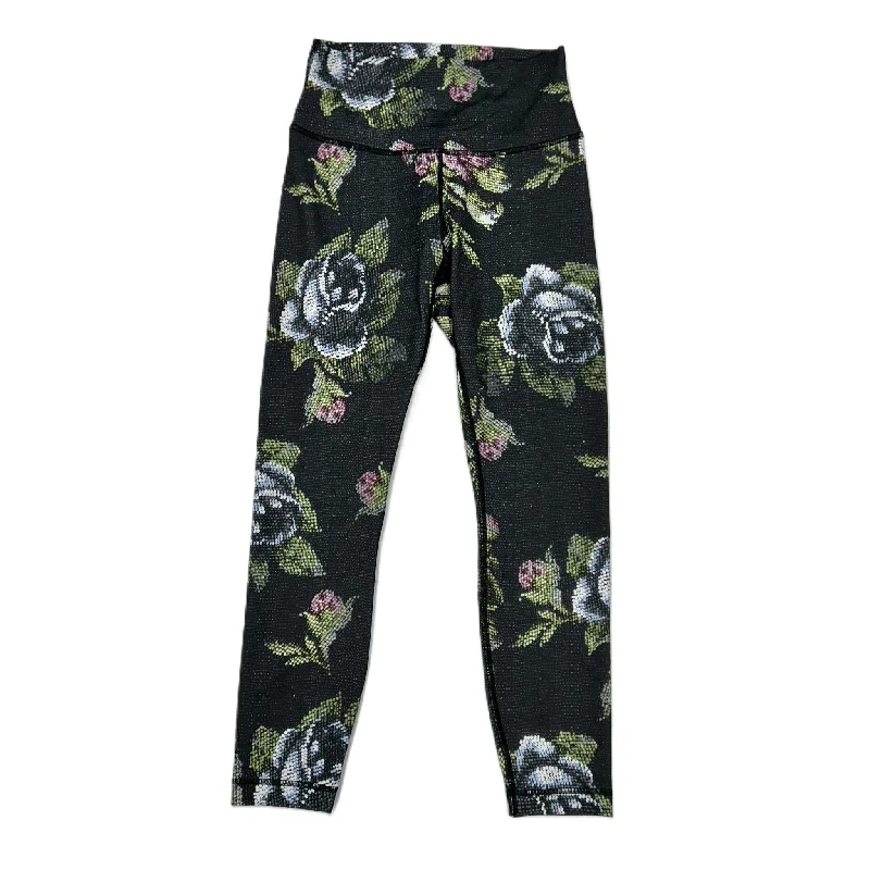 Athletic Leggings By Lululemon In Floral Print, Size: S