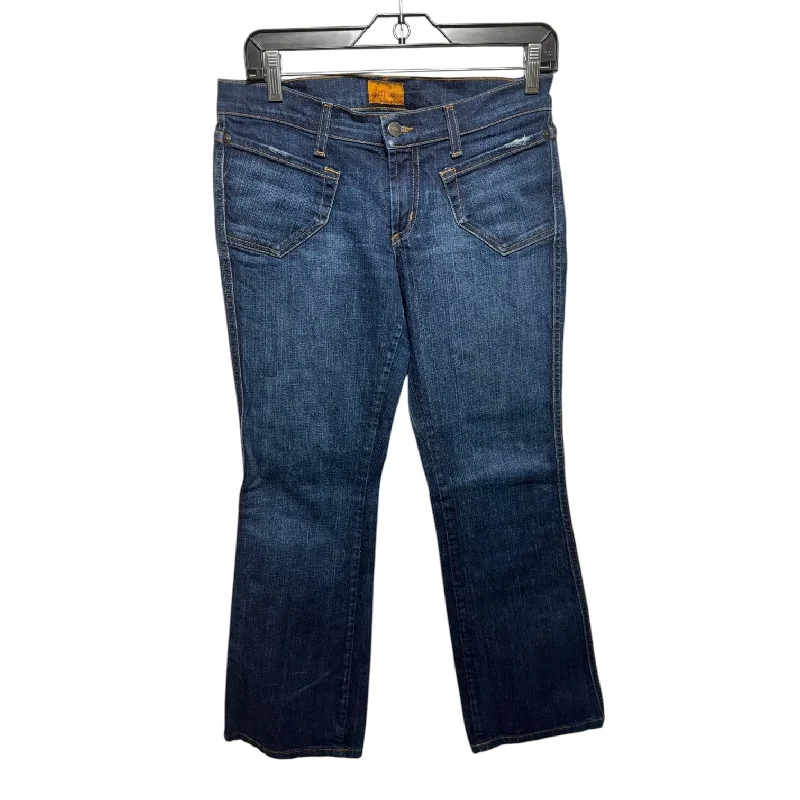 Jeans Flared By James In Blue Denim, Size: 6