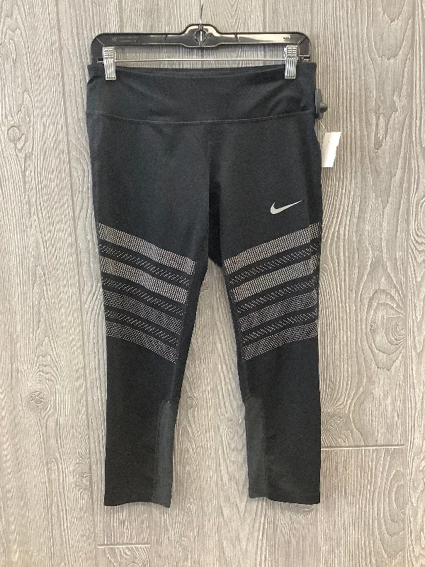 Athletic Leggings Capris By Nike Apparel In Black, Size: M